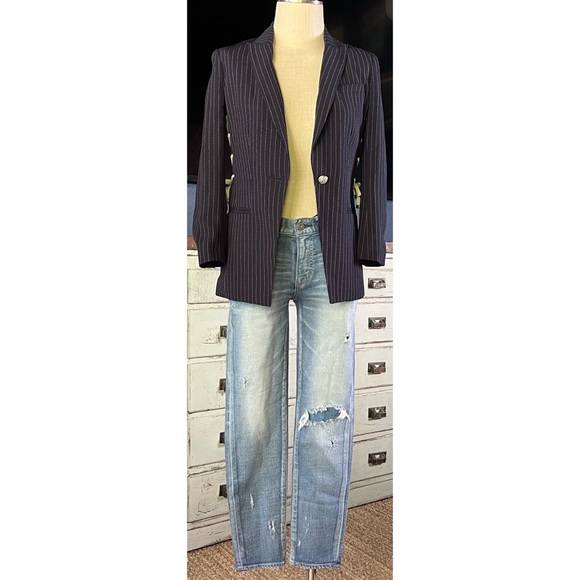 Veronica Beard Taylor Lace-Up Blazer 0 - Picture 2 of 15